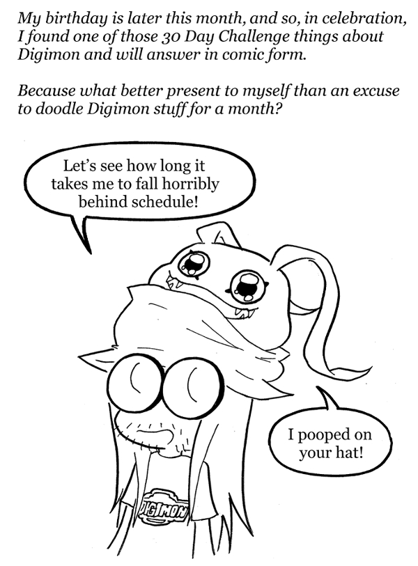 30 Day Digimon Challenge by Blitzkrieg1701