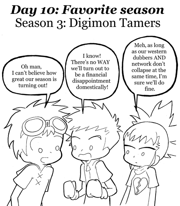 30 Day Digimon Challenge - day 10