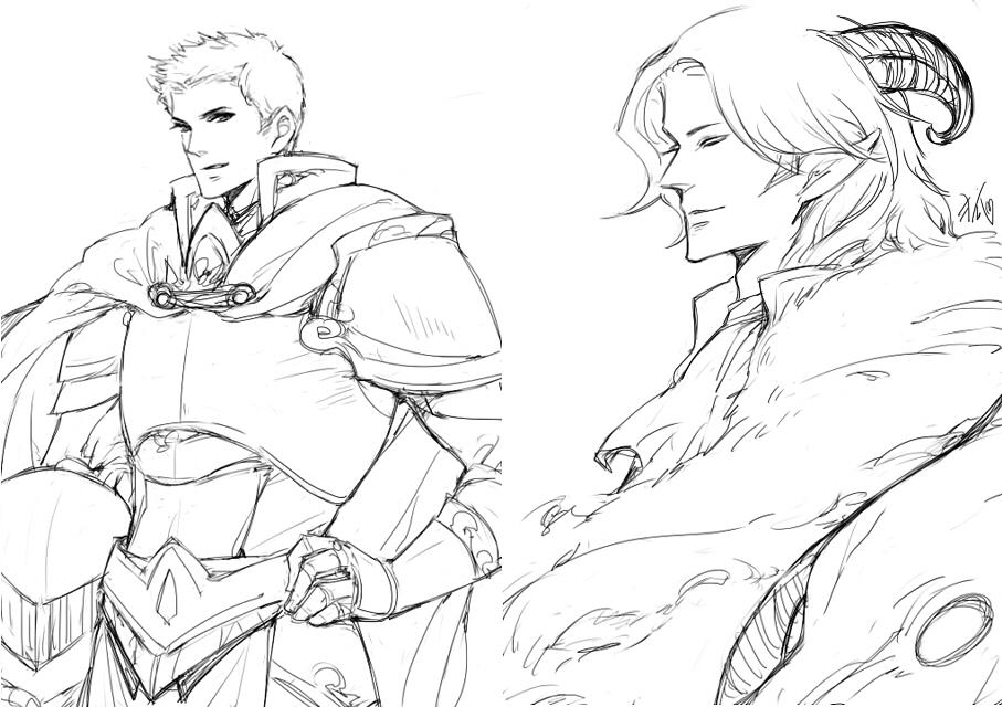 evil!sam/paladin!dean by foxtiger1990 on DeviantArt