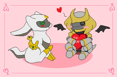 Arceus x Giratina : Valentine by Shiny--Hunter on DeviantArt