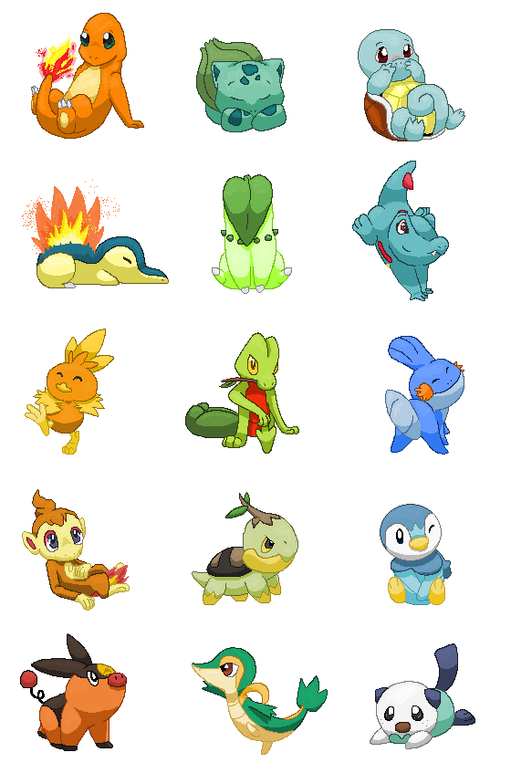 Pokemon Starters