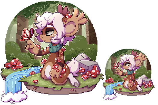 COM- Bagbean Pixel YCH for Carouselcoffee