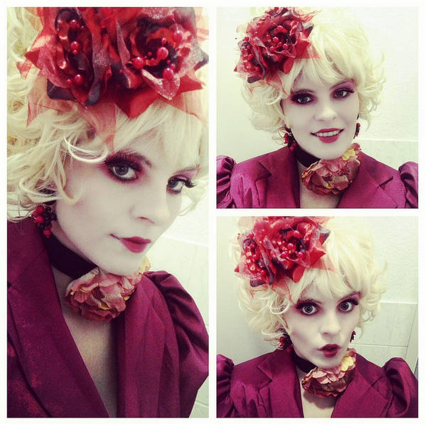 Effie Trinket Makeup Test By