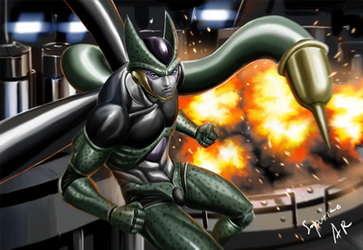 Cell (Dragon Ball) by arivesaputra