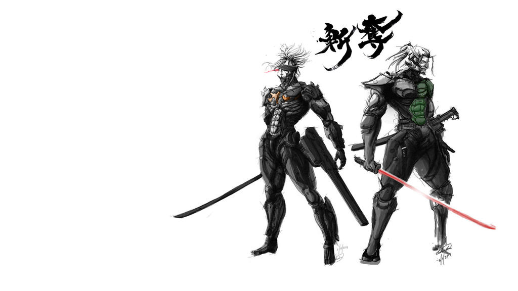 Raiden and Jetstream Sam Fan Art Wallpaper by visualinfinity on DeviantArt