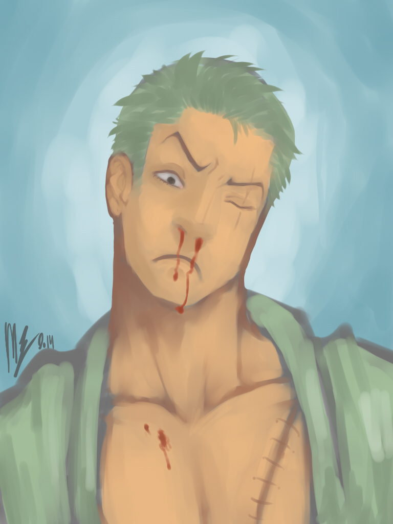 Zoro and blood