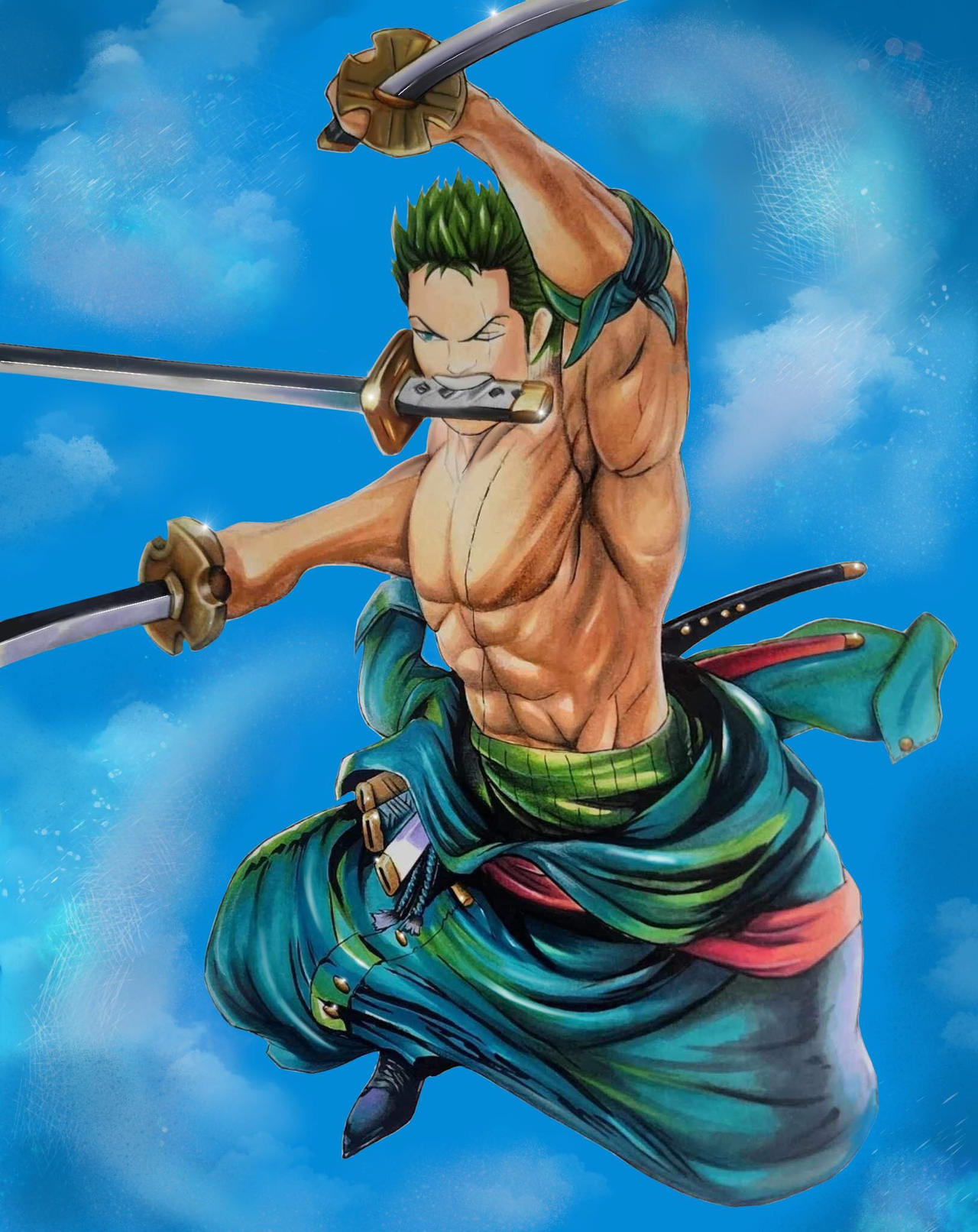 One Piece Zoro Gfx Wallpaper By Denwii Dfrkeaa by DARKSAG344 on