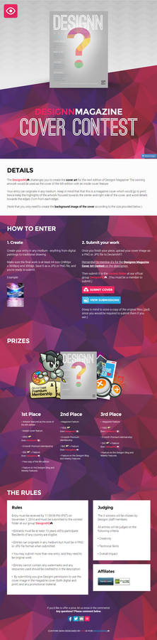 Designn Magazine Contest (Custom Journal Skin)