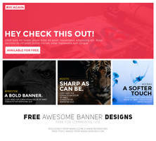 Awesome Banner Design Kit (Freebie)