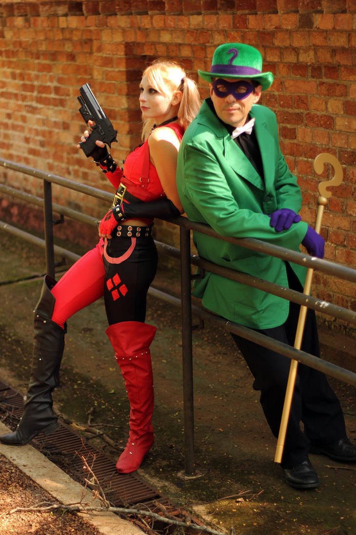 Harley Riddler Harley Quinn And Riddler by Verinha-chan on DeviantArt