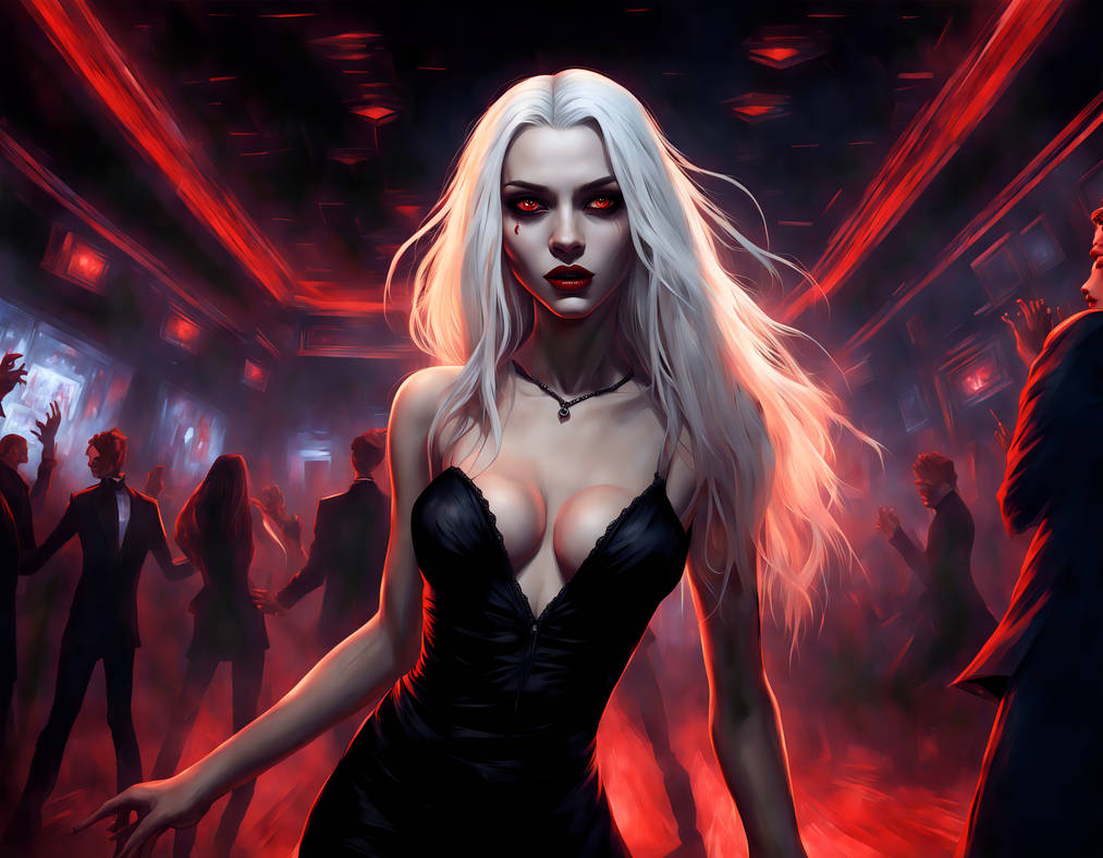 Hyperrealistic Beautiful 18 Year Old Female Vampir