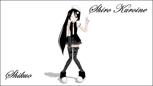 MMD NEWCOMER Shiro Kuroine