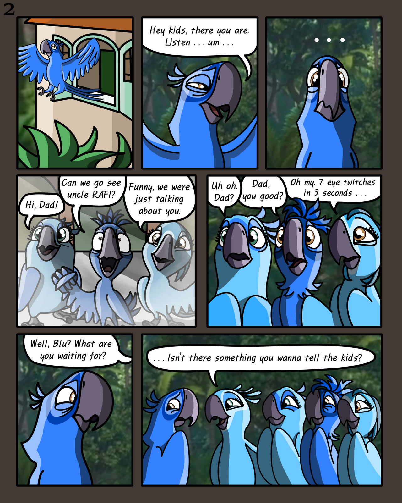 Goodreads Comic Rio Rio: Triple Time - page 2 by LongLiveTheSpix on DeviantArt