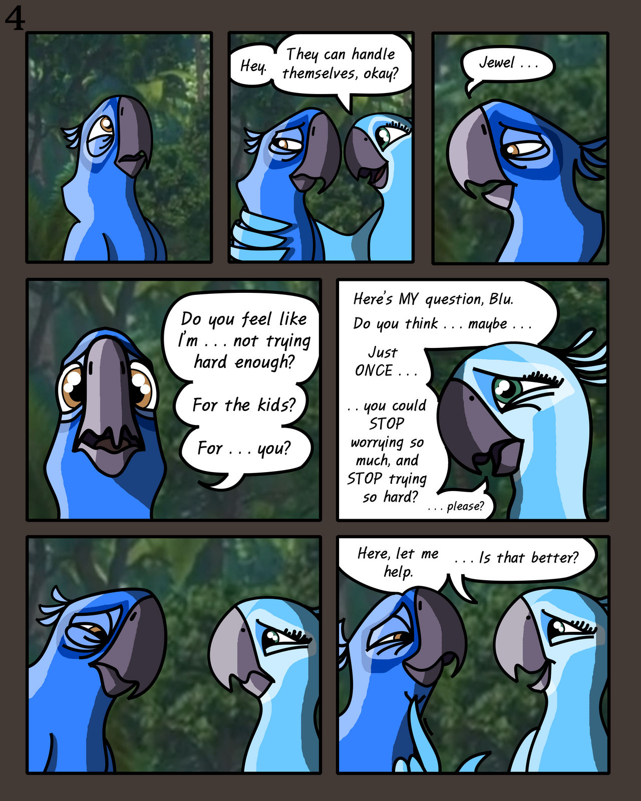 Goodreads Comic Rio Rio: Triple Time - page 4 by LongLiveTheSpix on DeviantArt
