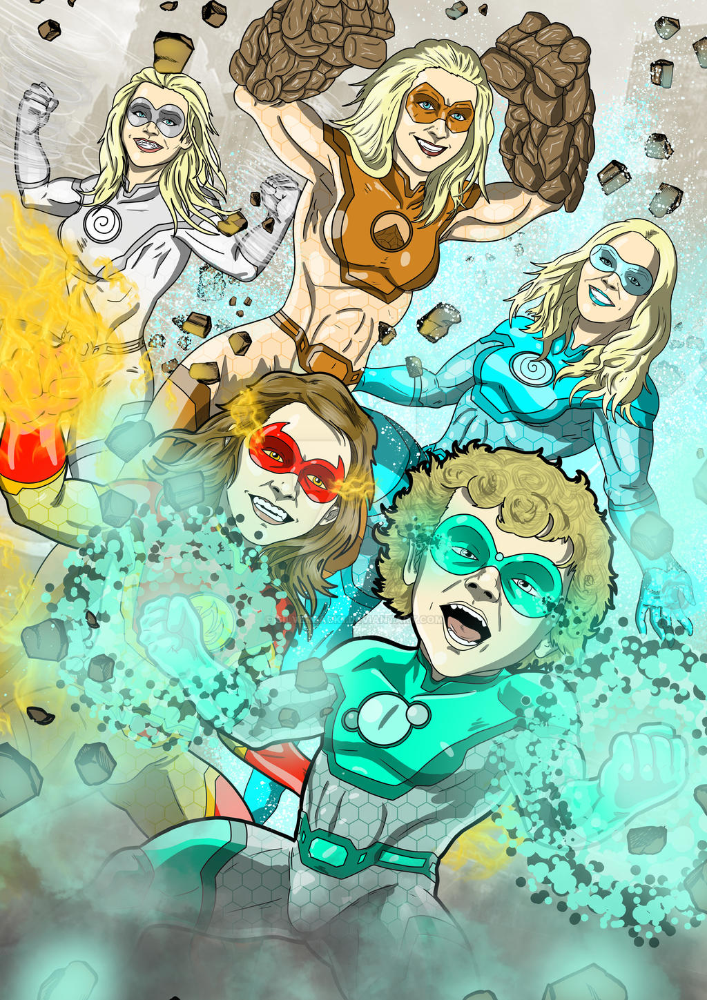 The Elemental 5! by Silverback1 on DeviantArt