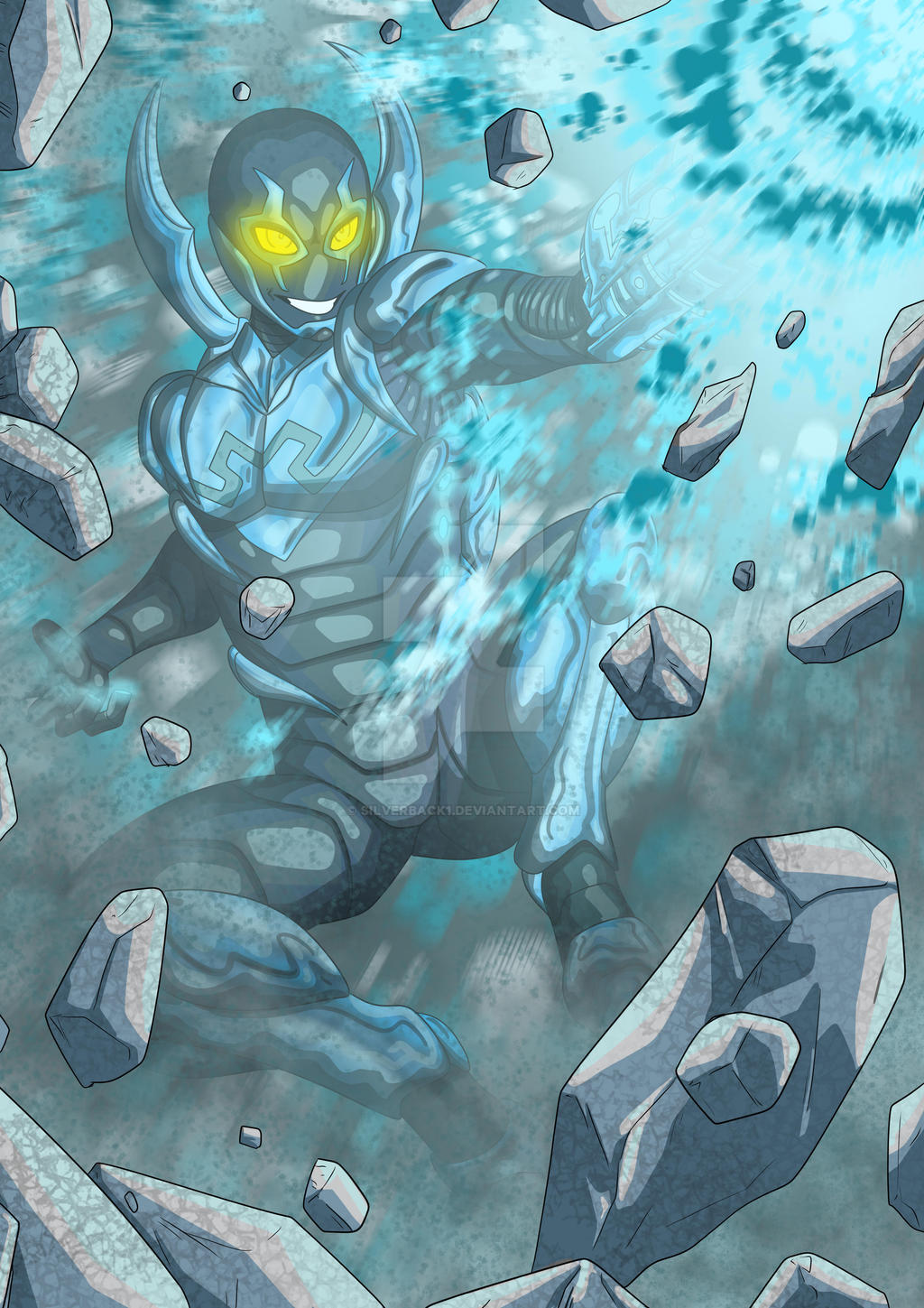Blue Beetle (Jaime Reyes) by Silverback1 on DeviantArt