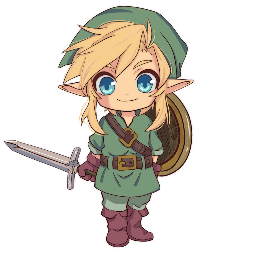 Link Chibi - Sticker by Minty-Bat on DeviantArt