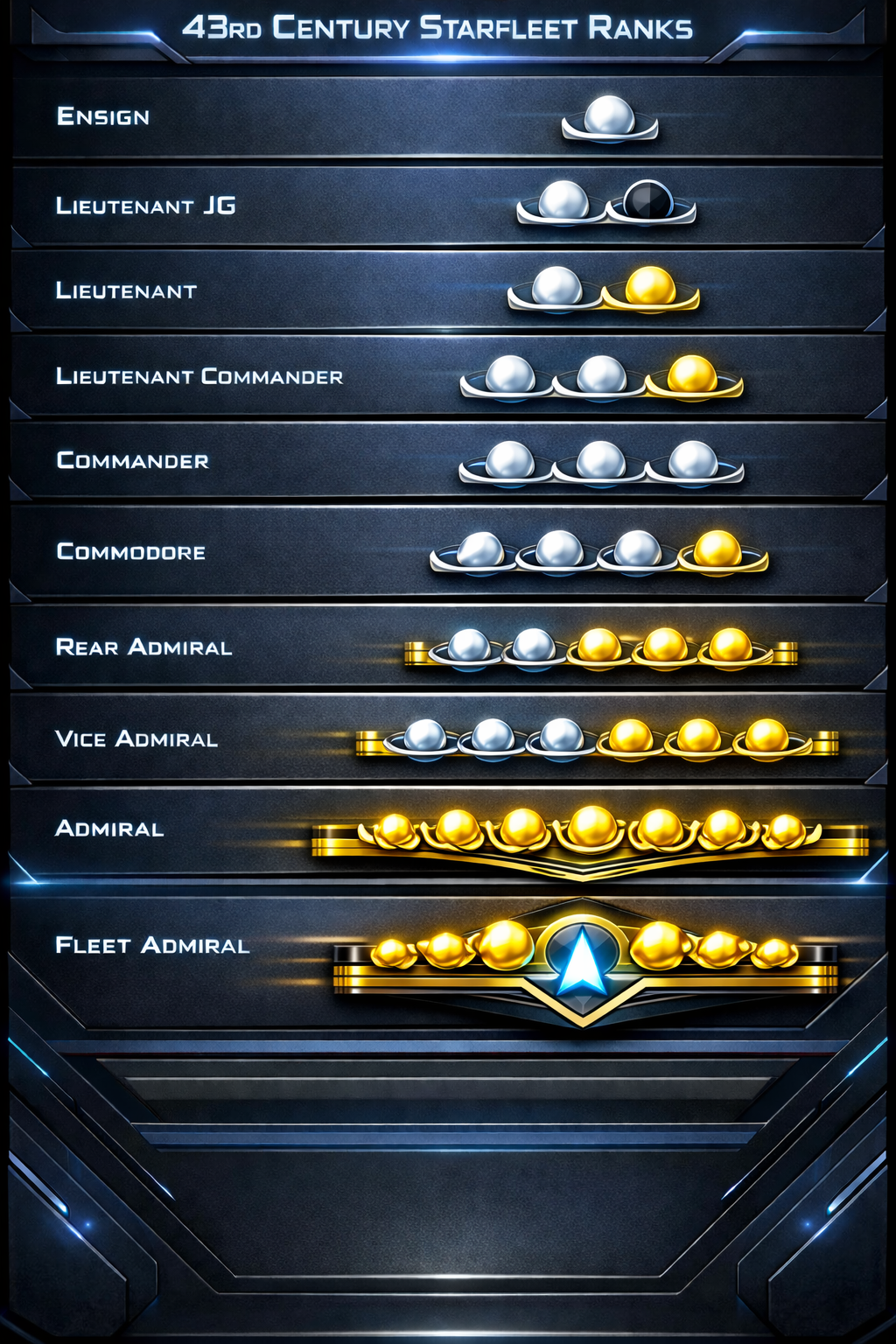 Ice Low Command Ranks Possible Islefleet ranks 2 by AegisAnkh on DeviantArt