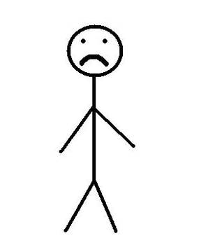 Sad Stick Man