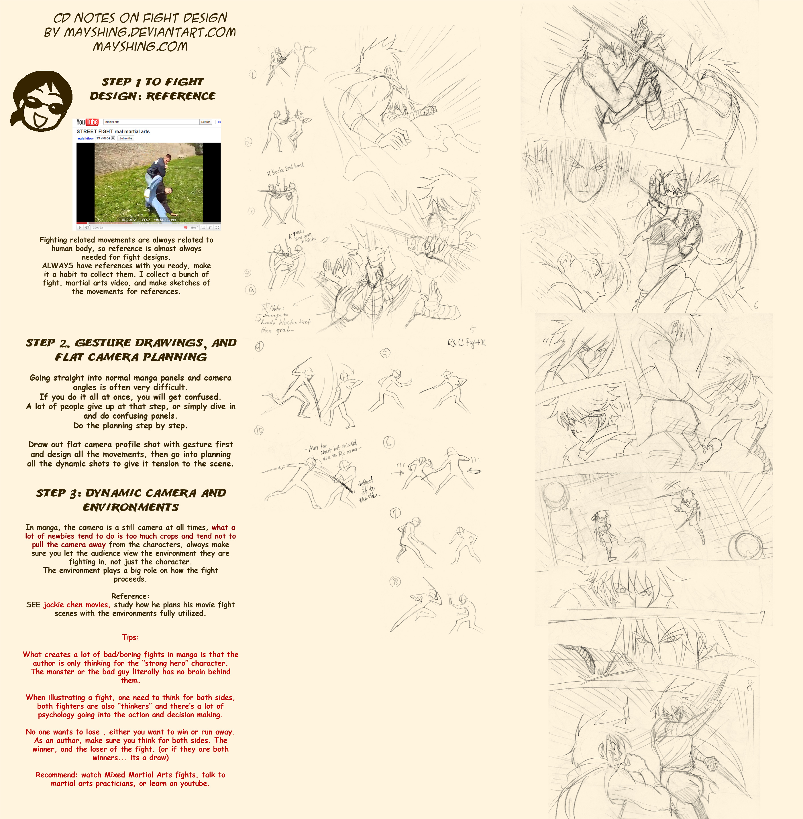 Anime Action Scenes : How to Draw Manga Action Poses Step by Step Lesson -  How to Draw Step by Step Drawing Tutorials