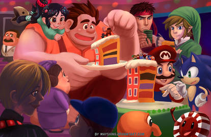Wreck it ralph - party the way he wants it