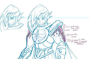 Sketch notes for Goldensun Saturos