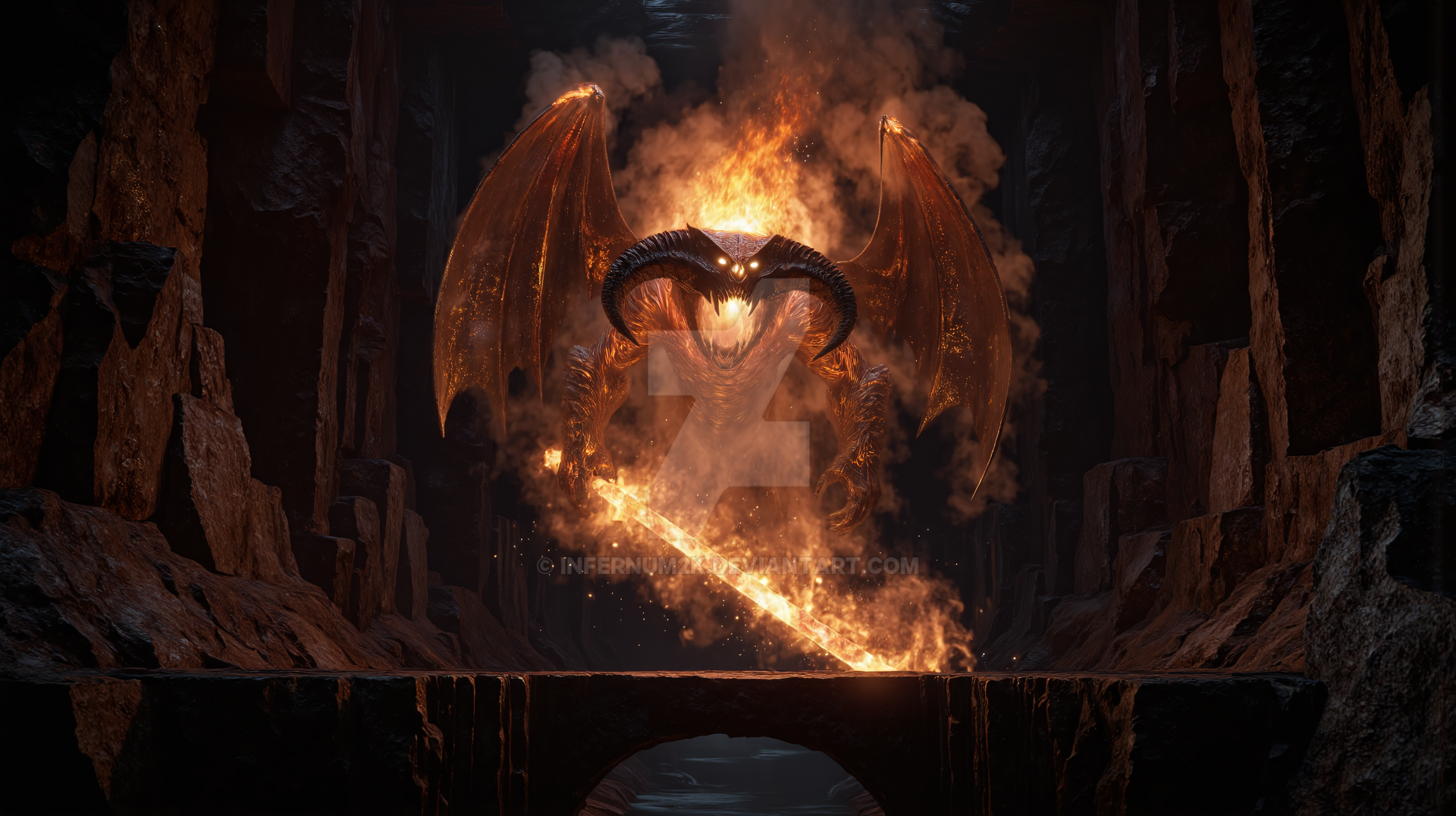 Balrog Text The Balrog by Infernum2k on DeviantArt