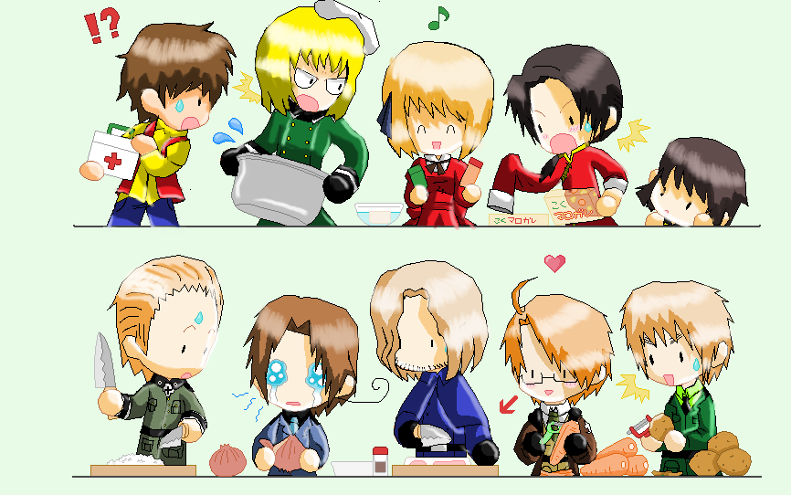 Cooking time with hetalia