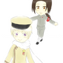 Chibi red married couple