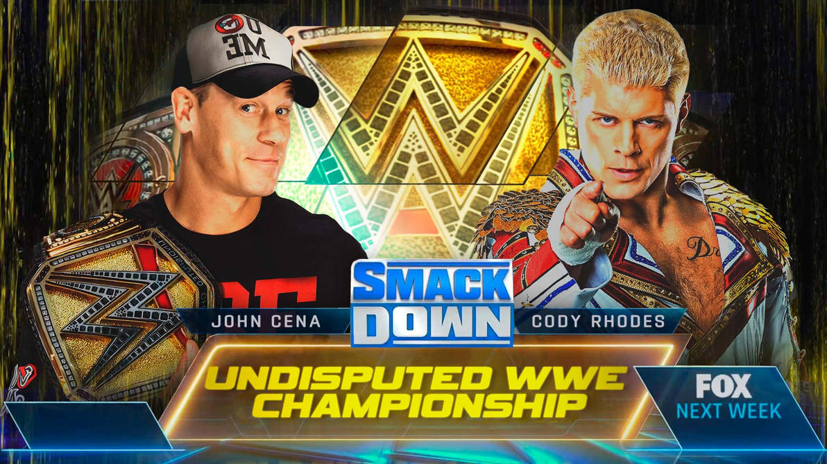 Xt Match Card WWE SmackDown Championship Match Card Replica by WWERenders2020 on ...