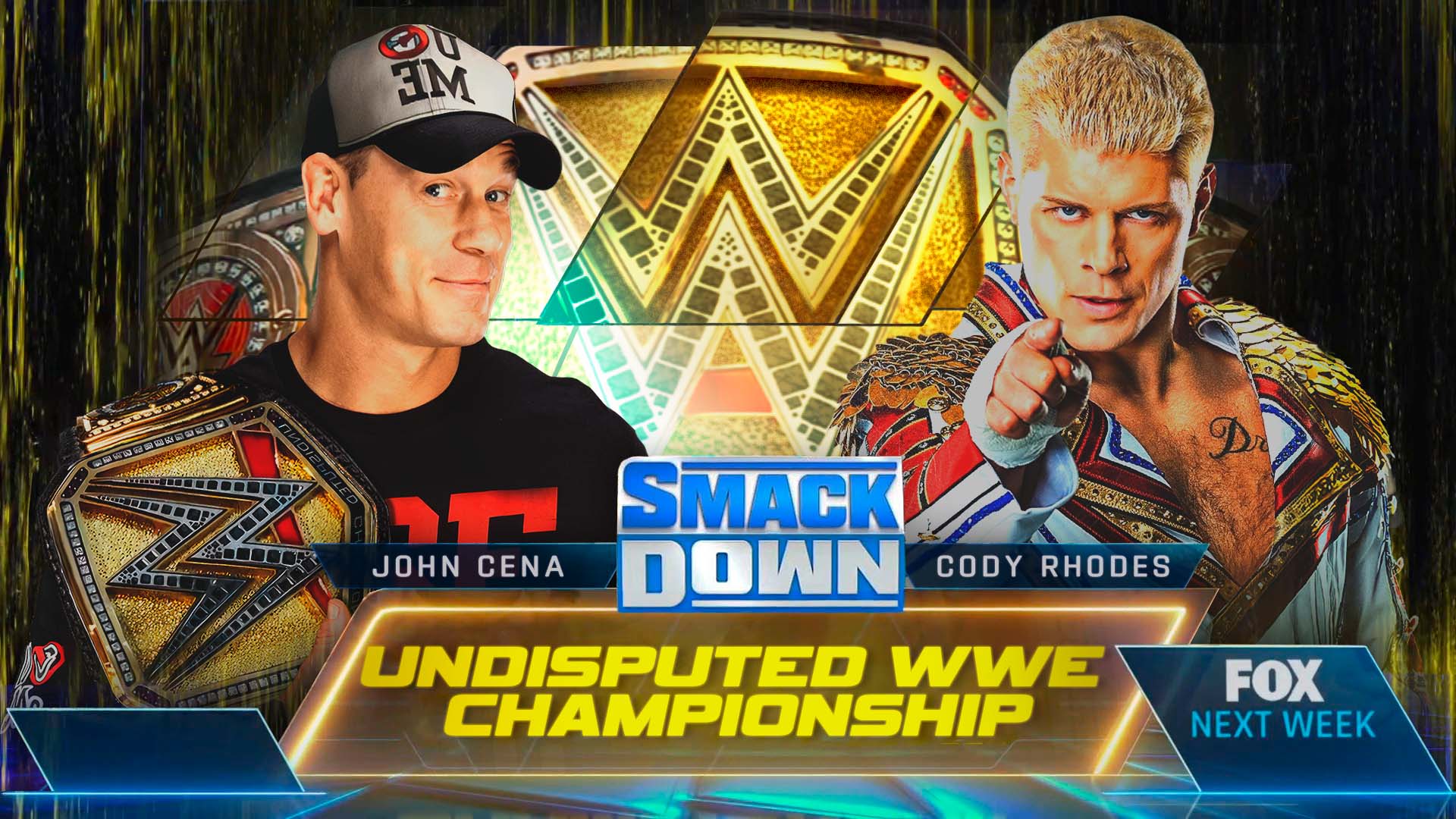 WWE SmackDown Championship Match Card Replica by WWERenders2020 on