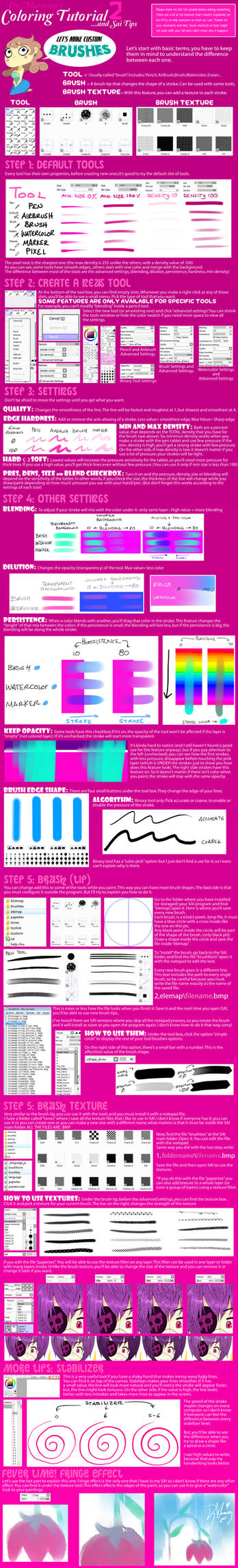 ColoringTutorial and Sai Tips2 by DyMaraway on DeviantArt