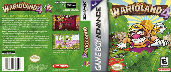 Wario Land 4 (GBA) DS Cover