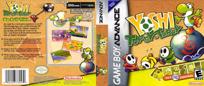Yoshi Topsy-Turvy (GBA) DS Cover