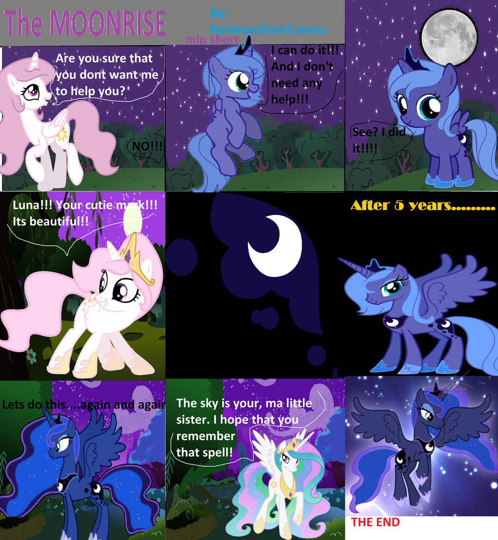 Moon Rise Base Mlp MLP Comic- The MOONRISE by RainbowDashComics on DeviantArt
