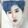 Suho - Die Jungs - Waterboy - Watercolor Painting