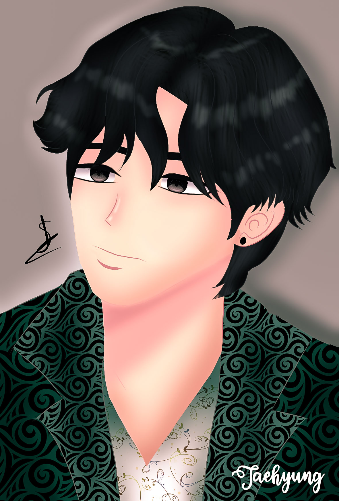 Taehyung V in Anime style by SaraTatiana5 on DeviantArt Taehyung V in Anime style by SaraTatiana5 on DeviantArt