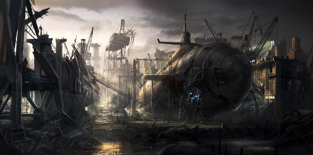 Old Submarine by RadoJavor