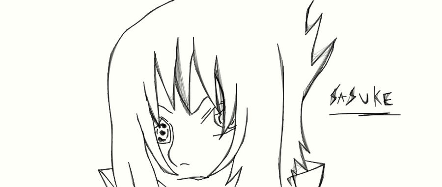 Sasuke Cursive -Sasuke - by KnightandJesterArt on DeviantArt