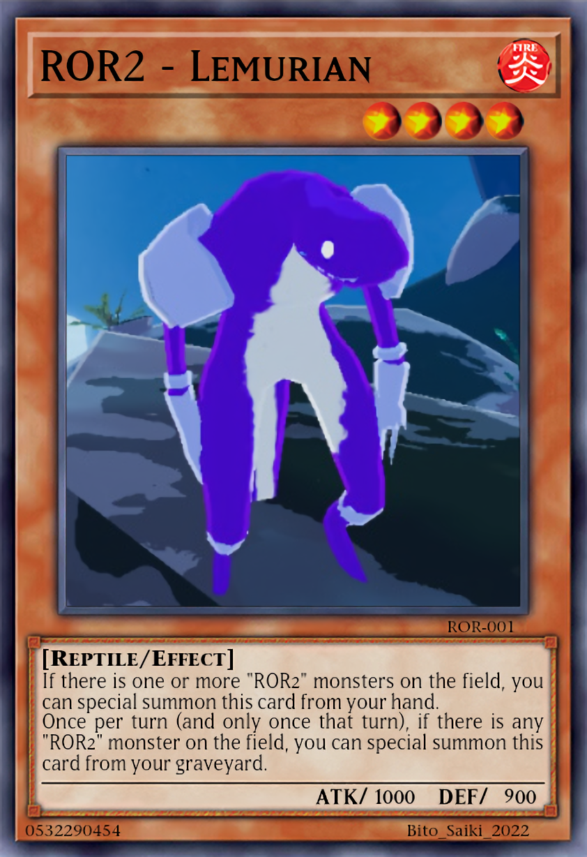 Lumerians Ror Yu-Gi-Oh custom card - ROR2 - Lemurian by BitoSaiki on DeviantArt