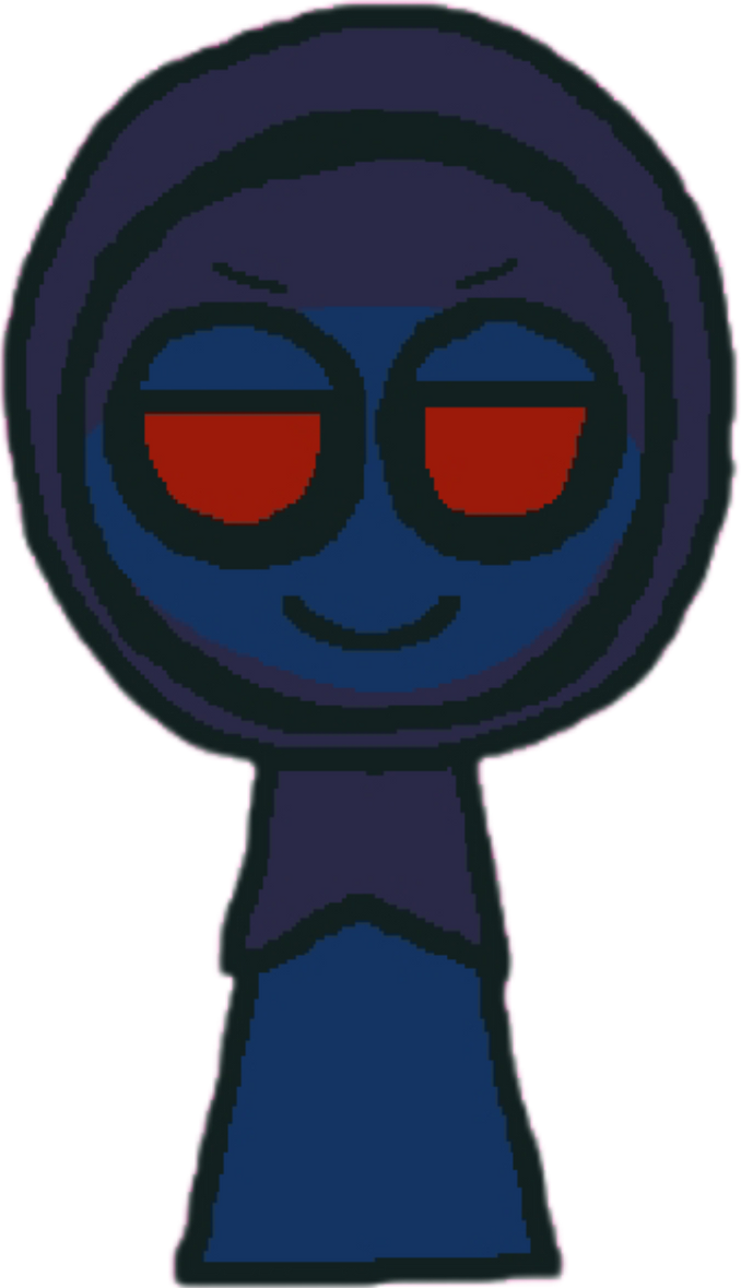 Jevin.EXE with closed smile by DaviteBall on DeviantArt