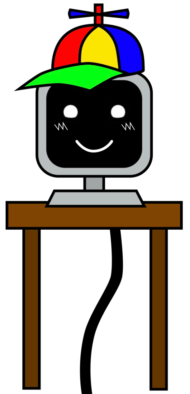 Mr fun computer with cute face by DaviteBall on DeviantArt