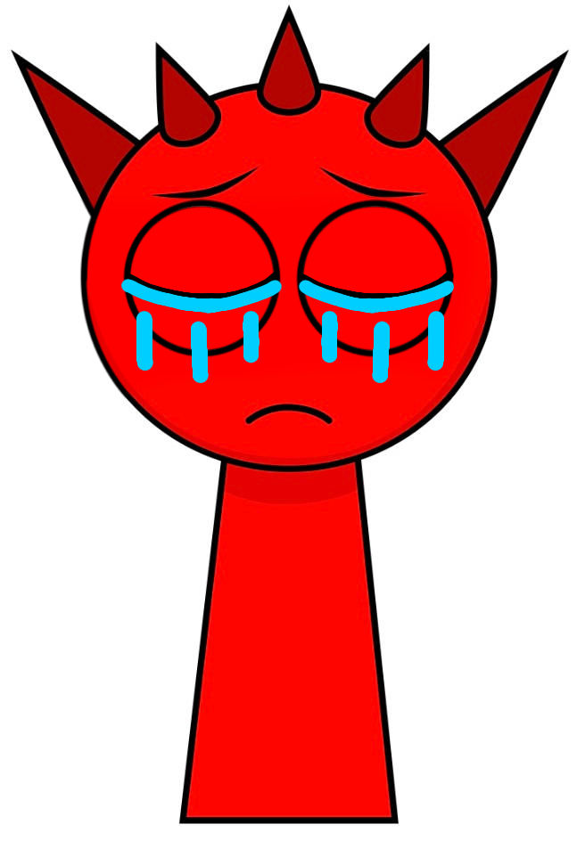 Horror Raddy Sad Raddy crying (with closed eyes remake) by DaviteBall on DeviantArt