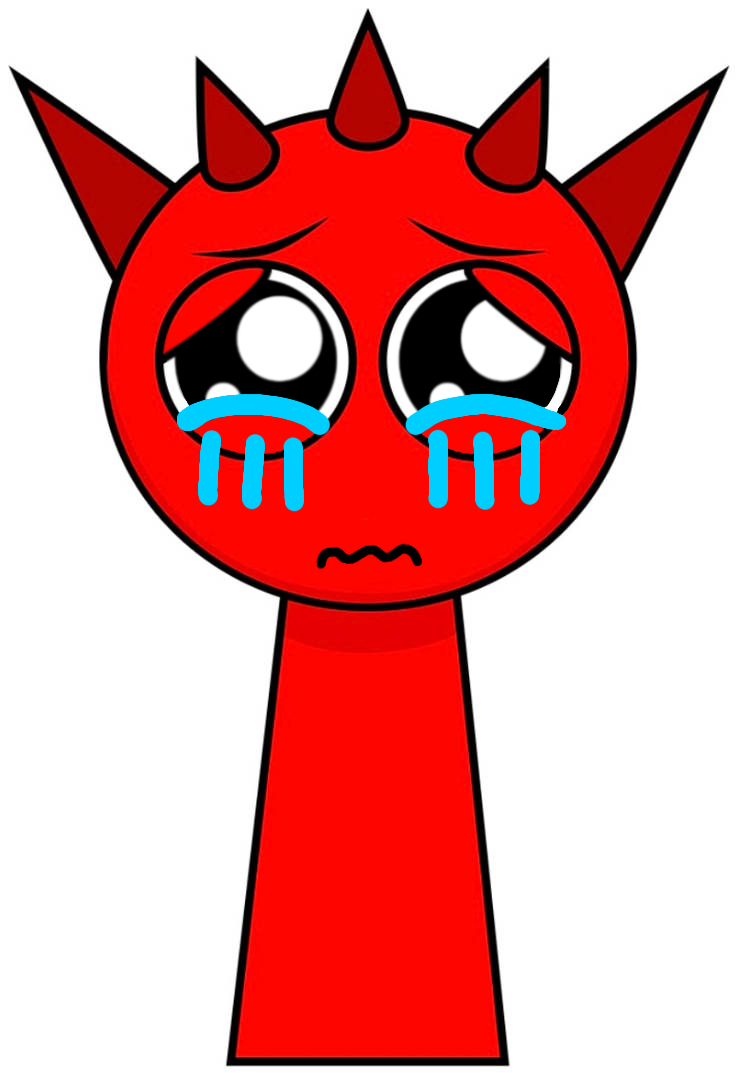 Horror Raddy Depressed Raddy is crying with puppy eyes by DaviteBall on DeviantArt