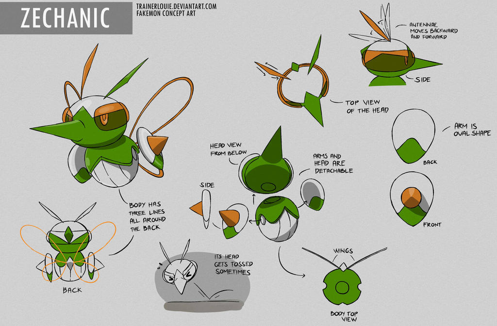 FAKEMON CONCEPT ART by Trainerlouie on DeviantArt