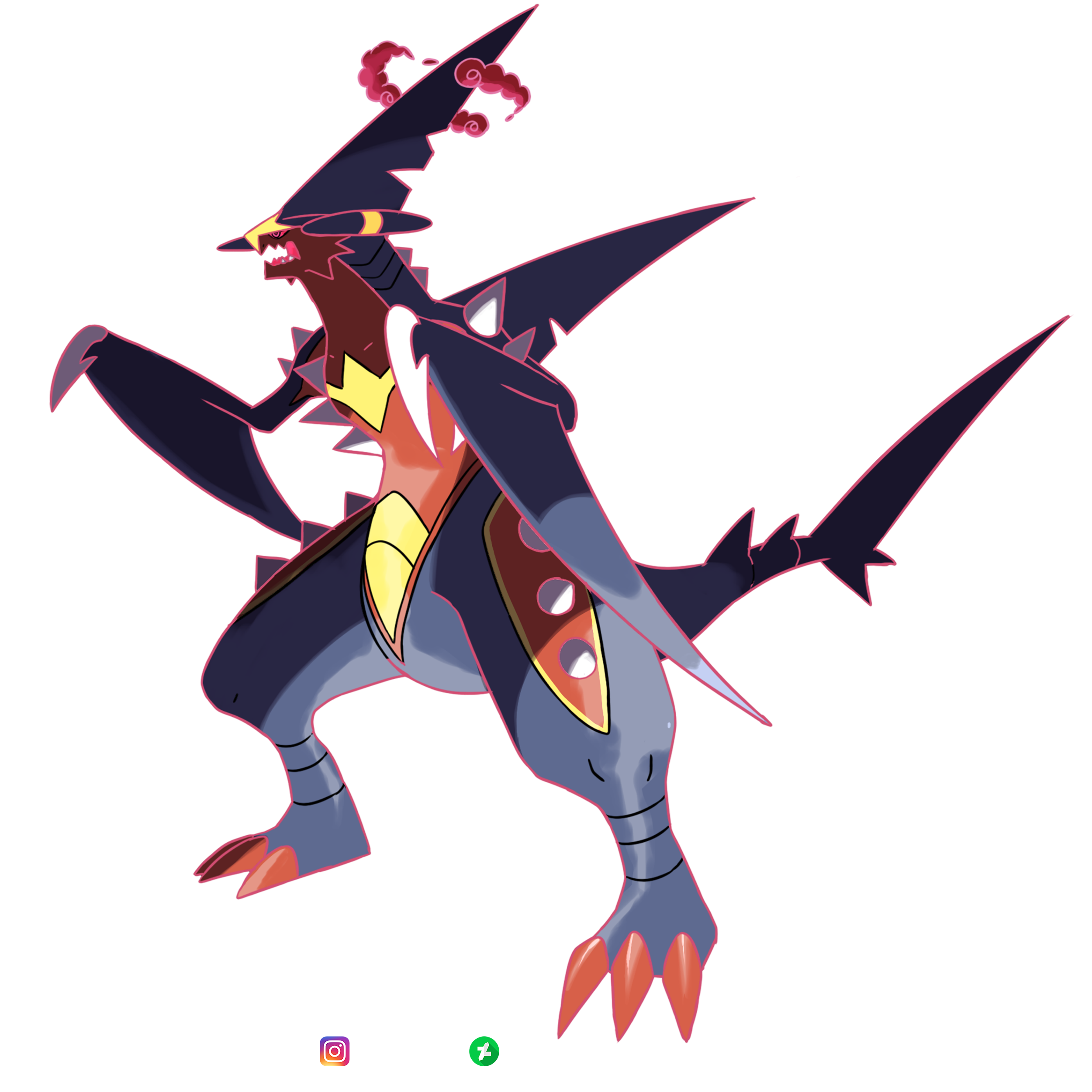 Gigantamax Garchomp by Trainerlouie on DeviantArt