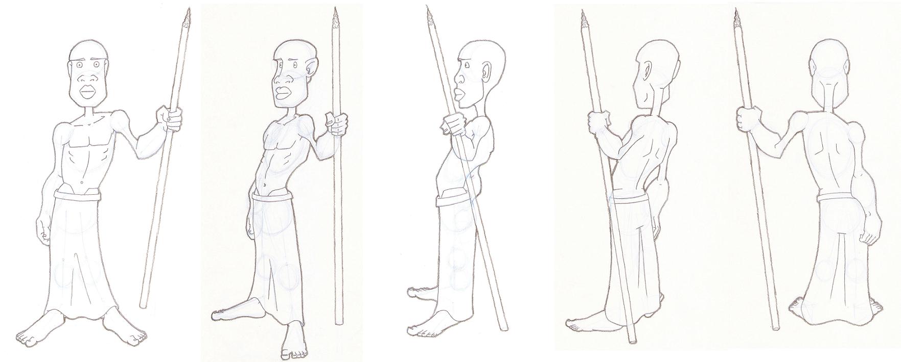 African Spear Chucker by LokiArt on DeviantArt