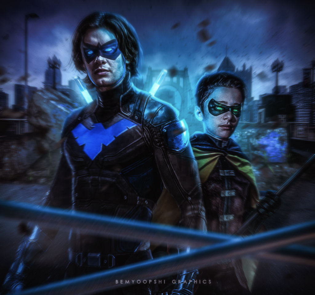 Nightwing and Robin [Ben Barnes - Noah Schnapp] by BeMyOopsHi on DeviantArt
