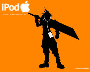 FFVII Silhouette - Cloud -