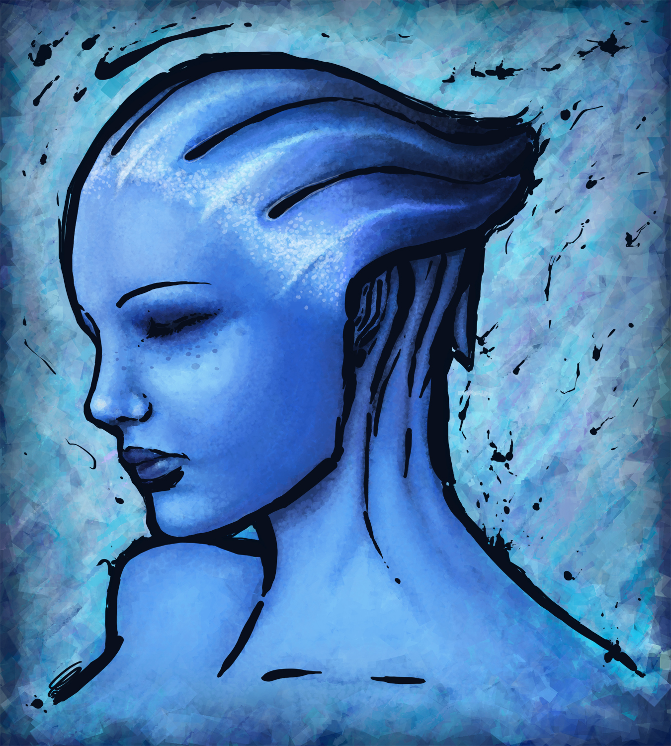 Liara T'Soni (speed painting)